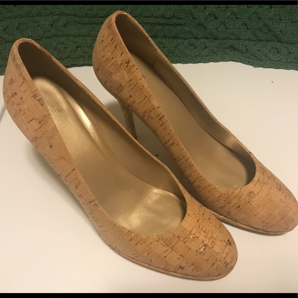 Stuart Weitzman cork heels, W 11